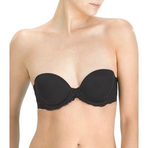 NATORI FEATHERS STRAPLESS BRA Sz36B